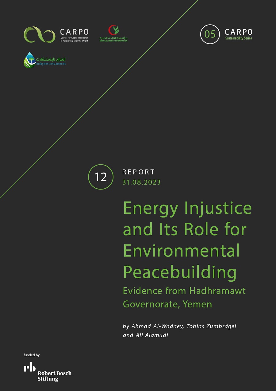 Energy Injustice and Its Role for Environmental Peacebuilding